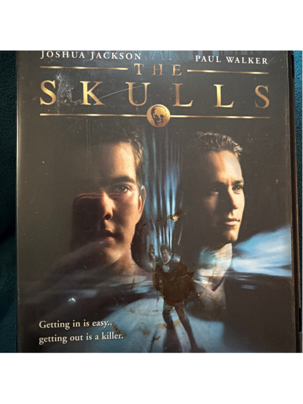 The Skulls DVD Movie Standard One Size Black Blue